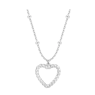 Abbildung von Sofia Milani Heart BALL Halskette, Damen, Größe: One Size, Silver