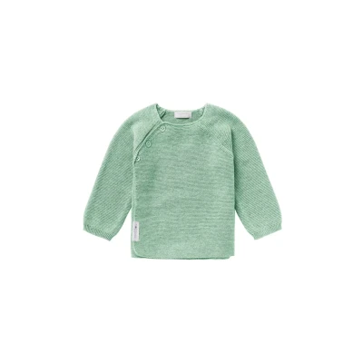 Abbildung von Noppies PINO Strickjacke für Kinder, Größe: 50, Grey mint