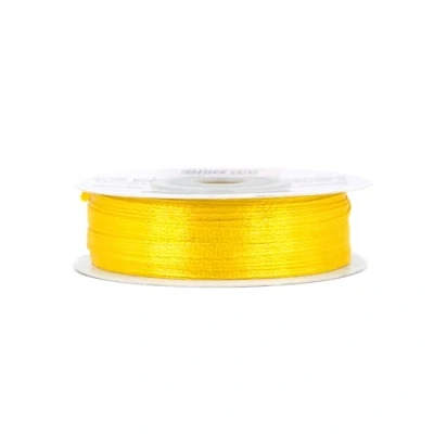 Abbildung von Creativery Satinband, Satinband 3mm x 50m Rolle Gelb
