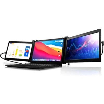 Abbildung von Lipa HDR 70 Dual Tragbarer Monitor 11,6 Zoll Full HD 2X 11,3 Bildschirm Dreifachmonitor Für Bildschirme zwischen 13,3 und 16,1 60 Hz IPS USB C HDMI