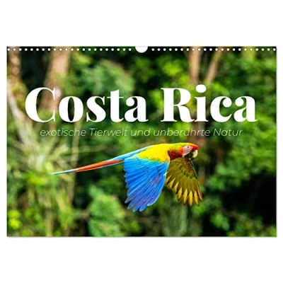 Abbildung von Costa Rica exotische Tierwelt und unberührte Natur (Wandkalender 2025 DIN A3 quer), CALVENDO Monatskalender