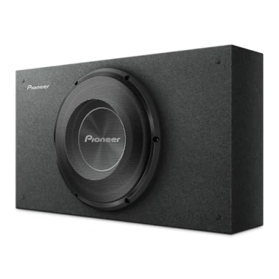 Abbildung von Pioneer TS A2500LB Passiv Subwoofer, leistungsstarker Gehäuse Subwoofer mit 1200 W Maximalleistung, 25 cm, IMPP Membran, schwarz, Kontinuierliche Ausgangsleistung 300