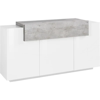 Abbildung von INOSIGN Sideboard &quot;Coro, Kommode, Schrank, Kredenz, grifflos mit Einlegeböden&quot;, 1 klappe, 3 Türen, Doppeltiefe B/T/H 160x45x85,6cm