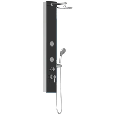 Abbildung von Schütte Duschsäule, Duschsystem mit Regendusche &amp; Massagedüsen,Handbrause 3 Funktionen