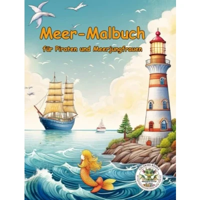 Abbildung von Meer Malbuch für Piraten und Meerjungfrauen Malvorlagen Kinder ab 7 Jahren mit Küstenmotiven:: Schiffe, Meerjungfrauen, Fische, Muscheln, Häfen ... MTM Verlag: Malbücher Kinder)