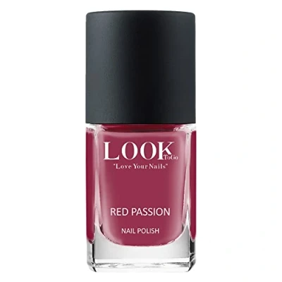 Abbildung von Look To Go veganer Nagellack RED PASSION 21 free &amp; PETA approved Made in Germany 12ml