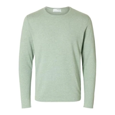 Abbildung von Selected Homme Slhrome LS CREW NECK B NOOS Strickpullover, Herren, Größe: Small, Iceberg green