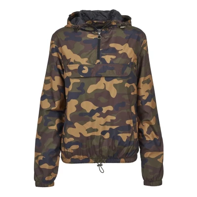 Abbildung von Urban Classics Windbreaker, Damen, Größe: Small, Dunkelgrün