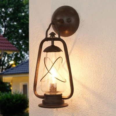 Abbildung von Elstead Lighting Miners WALL Wandleuchte 1xE14 H:42 L:15 B:20 IP44
