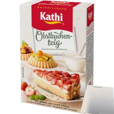 Abbildung von Kathi Backmischung für Obstkuchenteig (250g Packung) + usy Block