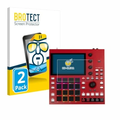 Abbildung von BROTECT (2 Stück Schutzfolie für Akai MPC One+ Displayschutz Folie Ultra Klar