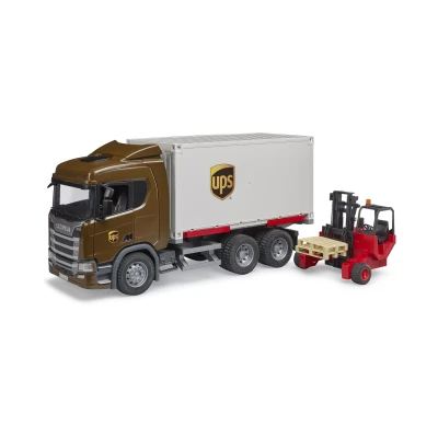 Abbildung von Bruder Scania Super 560R UPS Logistik LKW 1:16