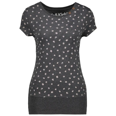 Abbildung von alife &amp; kickin Cocoak B Tshirt print, Damen, Größe: Large, Moonless melange