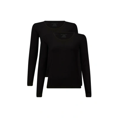 Abbildung von Bamboo Basics 2ER PACK Unterhemd/shirt, Damen, Größe: 36, Black