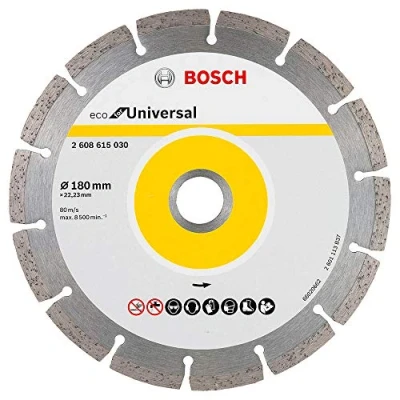 Abbildung von Bosch Professional Accessories Eco for Universal Segment Diamanttrennscheibe 180 * 22,23 mm für Breitwinkelschleifer mit Sperrmutter