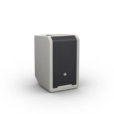 Abbildung von LD Systems ANNY 8 Tragbarer Bluetooth PA Lautsprecher mit Akku und Mixer, Urban Grey