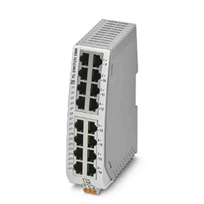 Abbildung von PHOENIX CONTACT FL SWITCH 1016N Industrial Schmaler Ethernet Switch, 40mm Breite