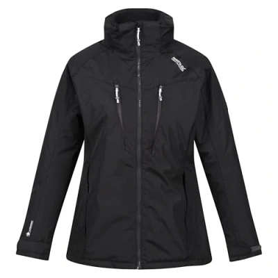 Abbildung von Regatta Damen Winter Calderdale Jackets Waterproof Insulated, Schwarz, EU 40