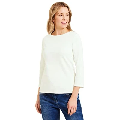 Abbildung von Cecil 3/4 Arm Shirt mit hohem Ausschnitt