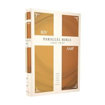 Abbildung von KJV, Amplified, Parallel Bible, Large Print, Hardcover, Red Letter: Two Bible Versions Together for Study and Comparison