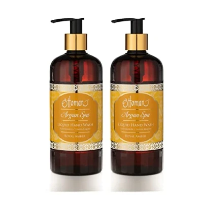 Abbildung von Ottoman Argan Spa Flüssigseife, Royal Amber, 2er Pack (2x 400 ml)