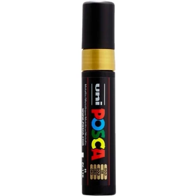 Abbildung von 5 x Uni Ball Fasermaler Posca PC 17K 15mm gold