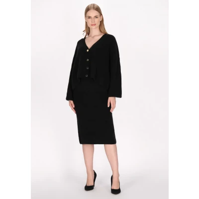 Abbildung von Rock SCHMUDDELWEDDA XS/S / Schwarz 50% Acrylic 32% Polyesteramide 18% Polyester