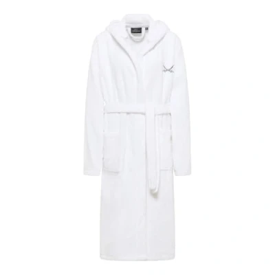 Abbildung von Sansibar Sylt Unisex Bademantel Baumwoll Kuschel mit Kapuze, Baumwolle, Gürtel, hochwertige langlebig, elegante Akzente
