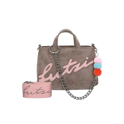 Abbildung von Fritzi aus Preußen Henkeltasche &quot;Big Baby Limited Ranch&quot;, mit dekorativem Kettendetail