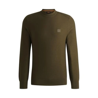 Abbildung von BOSS ORANGE Strickpullover Anion_S mit Badge
