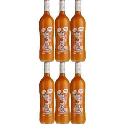 Abbildung von 6 Flaschen Polar Limes Passionfruit a 1 Liter 15% vol.
