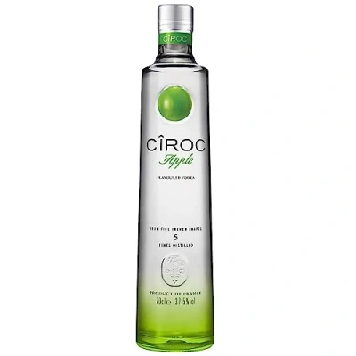 Abbildung von CîROC Apple Ultra Premium Wodka Erfrischender Apfelgeschmack für einen glorreichen Sommer Innovativ auf Traubenbasis destilliert in Südfrankreich 37,5% vol 700ml Einzelflasche