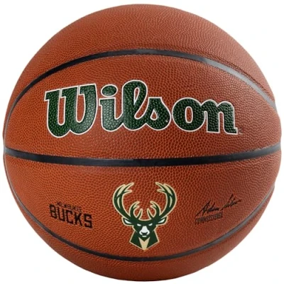 Abbildung von Wilson Basketball TEAM ALLIANCE, MILWAUKEE BUCKS, Indoor/Outdoor, Mischleder, Größe: 7