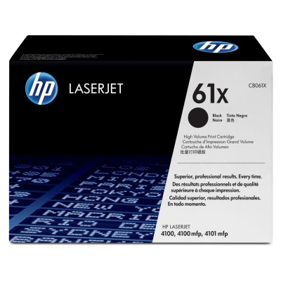 Abbildung von HP 61X (C8061X) Schwarz Toner Hohe Kapazität