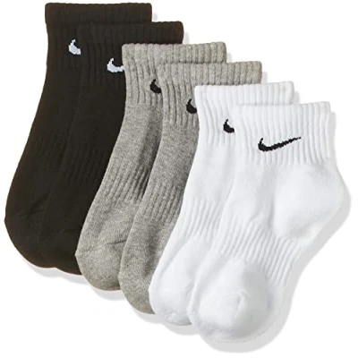 Abbildung von Nike Herren Everyday Cushioned Ankle Trainingssocken (3 Paar), Multi Color, M
