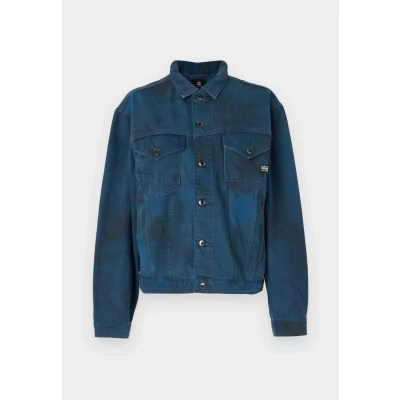 Abbildung von G STAR Oversized Jacket Jeansjacke, Damen, Größe: XS, Sea blue vintage denim wash