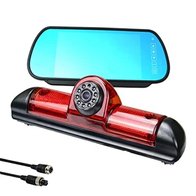 Abbildung von Auto Dritte Dach Top Mount Bremsleuchte Kamera Bremslicht Rückfahrkamera für Citroen Jumper/FIAT DUCATO X250 / Peugeot Boxer +7.0&quot; Zoll Monitor TFT Bildschirm LKW KFZ LCD Display