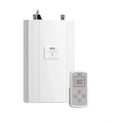 Abbildung von AEG Haustechnik Kompakt Durchlauferhitzer &quot;DDLE FB&quot;, 11/13 kW umschaltbar, Fernbedienung, Untertischmontage, für die Küche