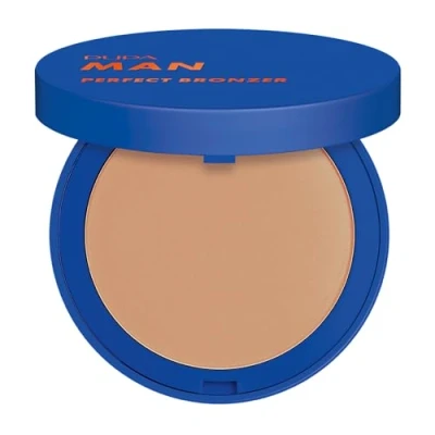 Abbildung von Pupa Man Perfect Bronzer 001 Gesichtspulver, natürlich gebräunt und geschliffen, 6,5 g