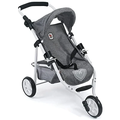 Abbildung von Jogging Buggy LOLA, Jeans grey Puppenbuggy, Puppenwagen