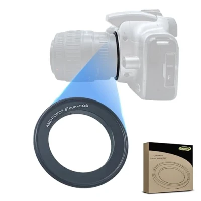 Abbildung von 67 mm Filtergewinde Makro Reverse Mount Adapter für Canon 1D, 1DS, Mark II, III, IV, 1DC, 1DX, D30, D60, 10D, 20D, 20DA, 30D, 40D, 50D, 60D, 60DA, 5D, 7D, T1, T1i