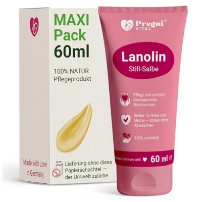 Abbildung von Lanolin Brustwarzensalbe von PregniVital® 60 ml