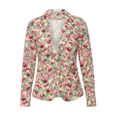 Abbildung von ICHI Ihkate Blazer, Damen, Größe: Medium, Structured flower mix