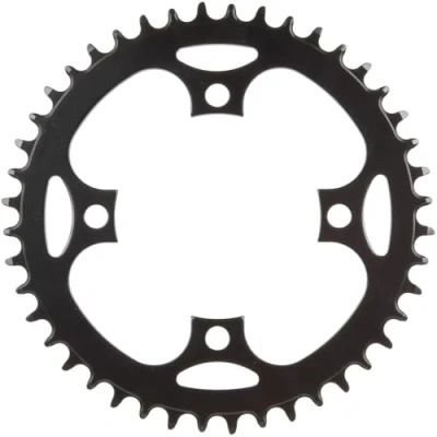 Abbildung von M Wave Unisex Adult PD R4 S NW E Bike Kettenblatt, für 1/2 x 3/32 &amp; 11/128&quot; Ketten, Brose, Bosch, Shimano…, Lochkreis 104 mm, Schwarz, 20 1 cm
