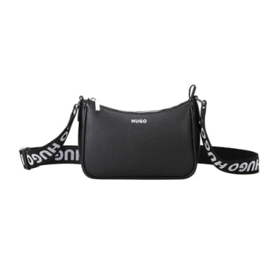 Abbildung von HUGO Umhängetasche Bel Crossbody N, Schultertasche, Damen Handtasche mit breitem Umhängeriemen