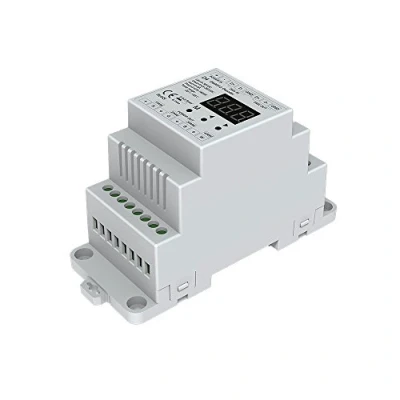 Abbildung von 4 CH Constant Voltage DMX512 Decoder RGB/RGBW Controller Din Rail Mounted Channel Dimming 5 24VDC