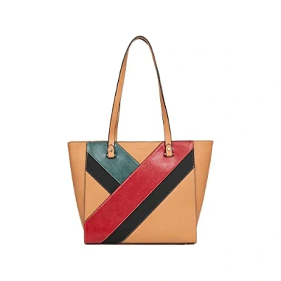Abbildung von Hexagona Schultertasche kompatibel mit A4 und Handy für Damen Kollektion Java, Bunt, one size, Klassisch