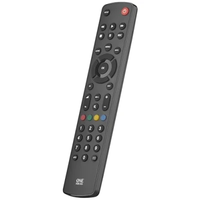 Abbildung von One For All Contour ,Universal Fernbedienung TV Steuerung von / Smart Funktioniert garantiert mit allen Herstellermarken URC1210