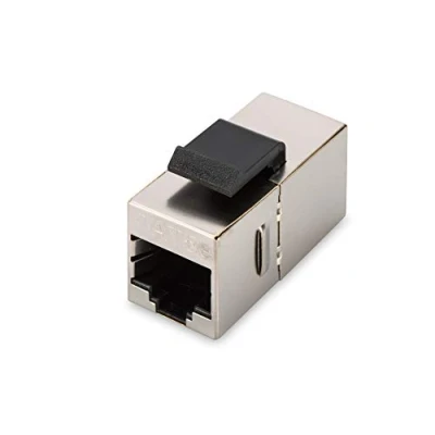Abbildung von DIGITUS Keystone Kupplung Cat 5e Geschirmt 2x RJ45 Buchse 100 MHz 1GBase T Klasse D Metall Gehäuse