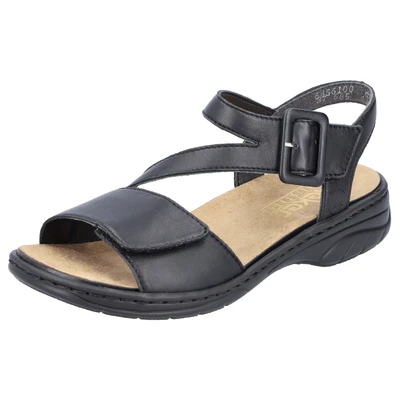 Abbildung von Rieker Sandale, Sommerschuh, Sandalette, Klettschuh, mit Klettverschluss